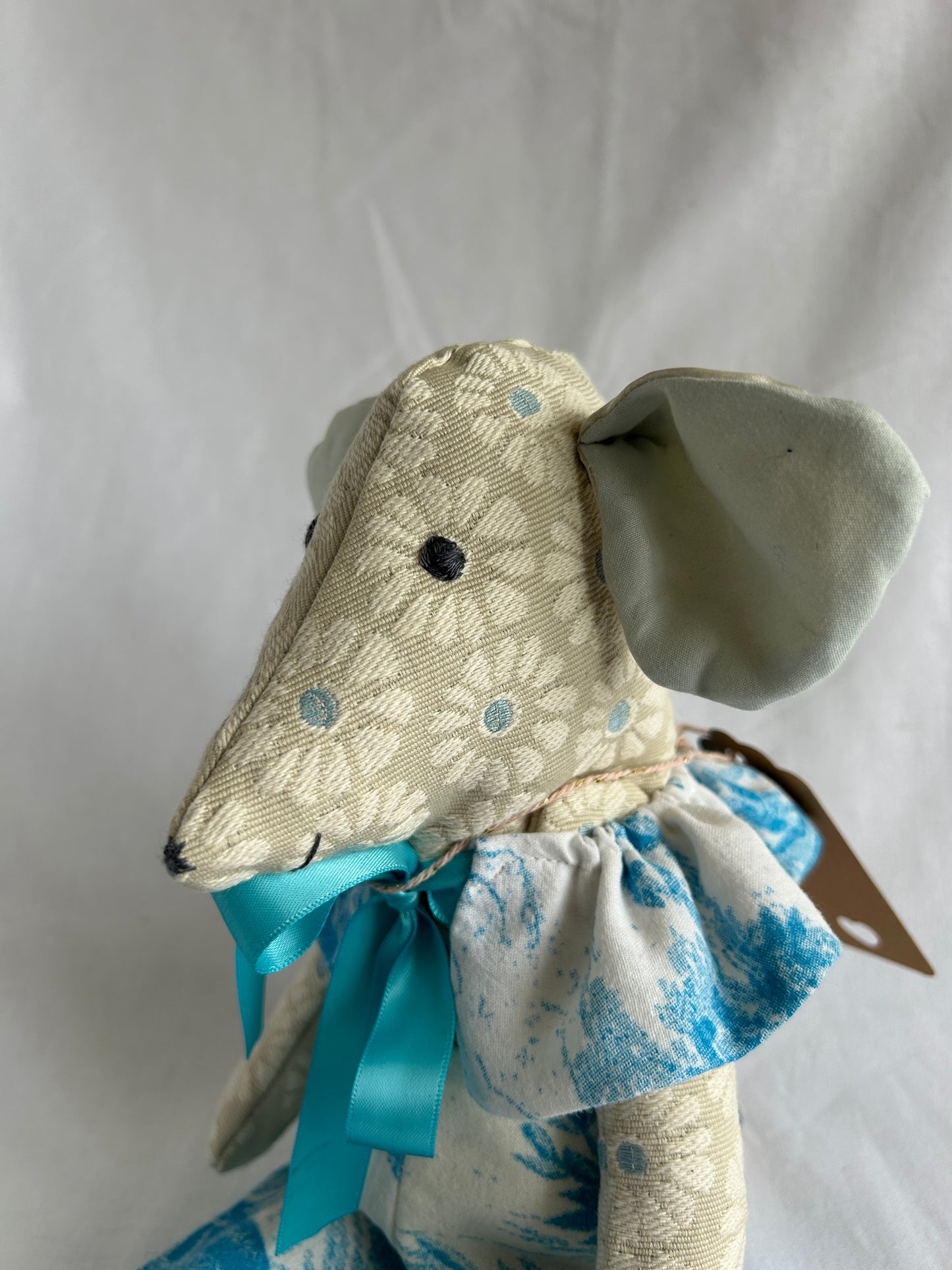 Handmade Mabel Mouse Soft Toy - Daisy Dot